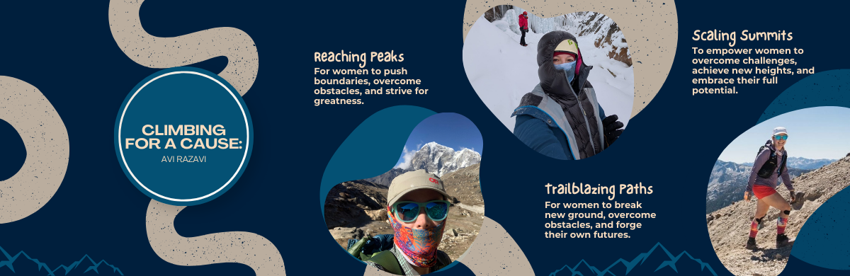 Climb Your Everest artwork for Avi Razavi's Ama Dablam ascent