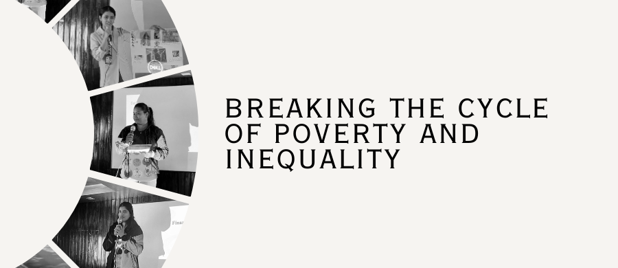 Climb Your Everest artwork on breaking the cycle of poverty and inequality