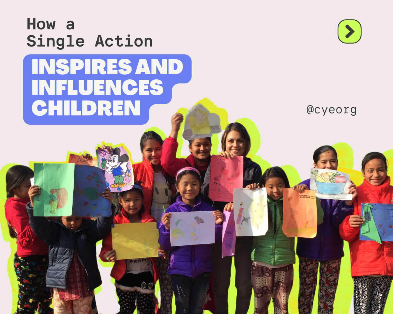 Climb Your Everest artwork on inspiring and influencing children